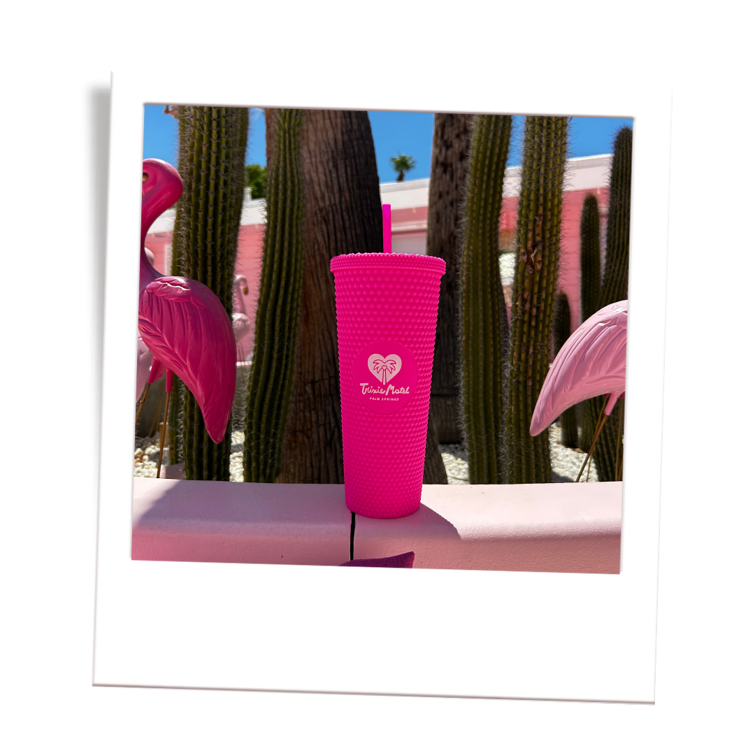 Pink Studded Grind Pretty Tumbler